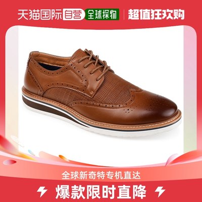 Vance Co. Warrick Wingtip 德比鞋 - 棕色 【美国奥莱】直发