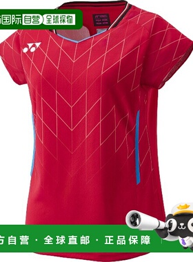 日本直邮Yonex 女士修身网球比赛衬衫短袖20915-364