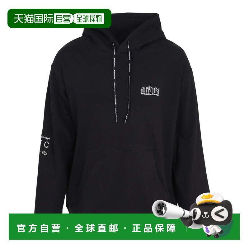 日本直邮ManhattanPortage 男士印花套头卫衣 黑色,箱包皮具/热销女包/男包,钱包,淘宝优惠券,粉丝福利购,淘宝优惠卷