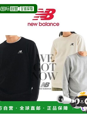 韩国直邮NEW BALANCE New Balance 男式基本徽标磨毛运动衫 NBNCD
