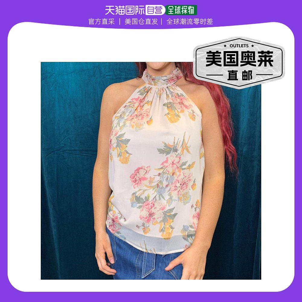 bishop   youngbreathless tie neck top in pale pink - pale pi