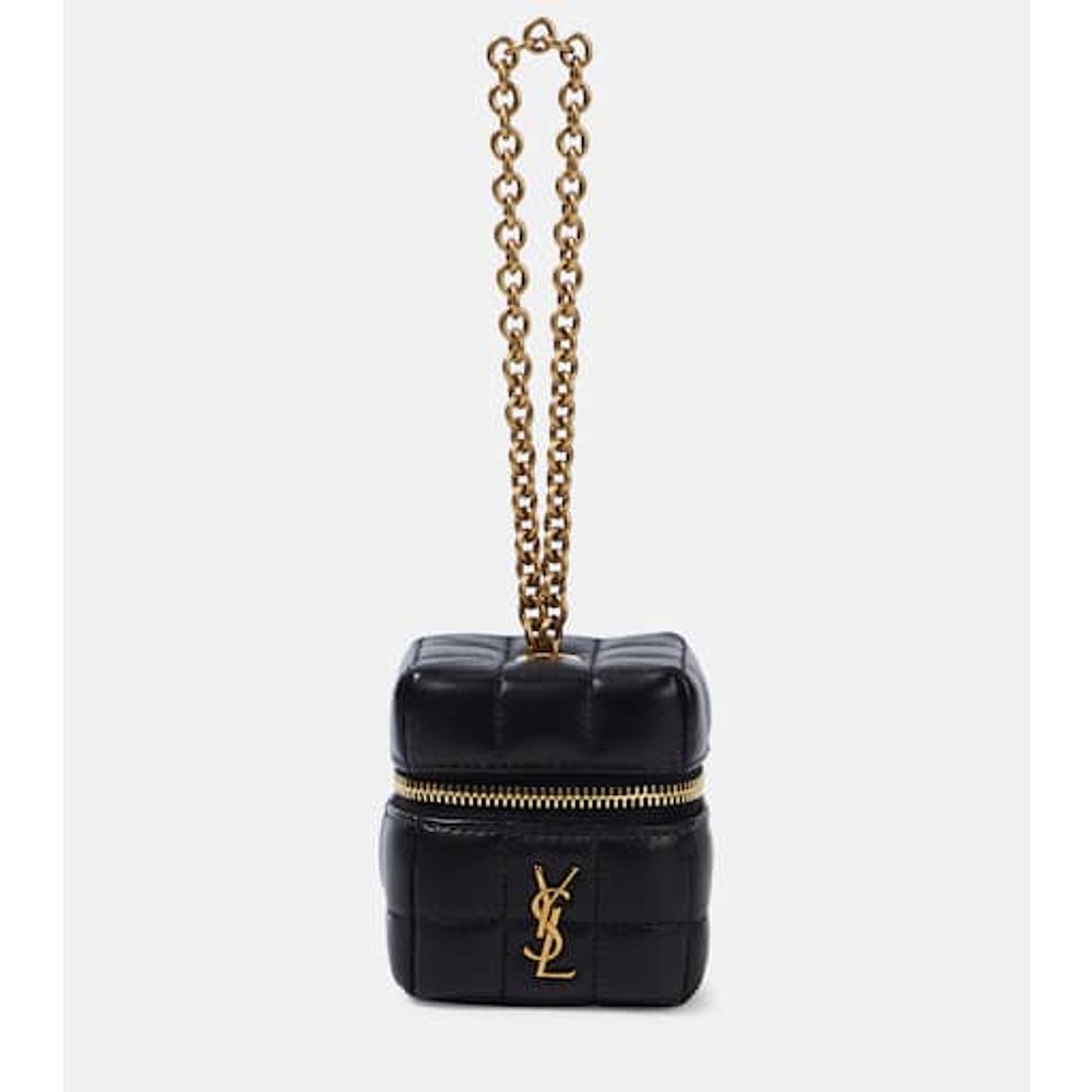 Saint Laurent 圣罗兰 女士 Cassandre 迷你麦特拉斯凸纹皮革包包