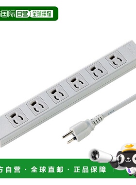 【日本直邮】SANWA SUPPLY固定电源插座板3P，6位，10mTAP-K6-10