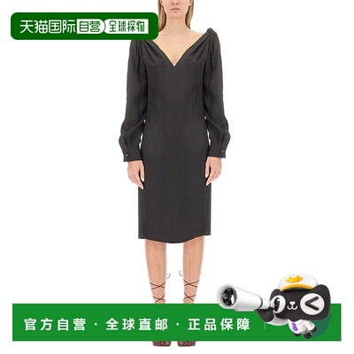 香港直邮BOTTEGA VENETA 女士连衣裙 750275 CO 黑色