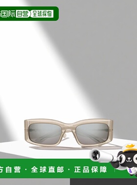 香港直邮BALENCIAGA 男士眼镜 BB0328S008 SS2025 灰色 矩形框太