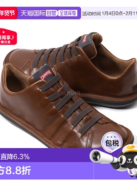 韩国直邮Camper男款时尚运动鞋棕色简约质感复古甲虫18751-049