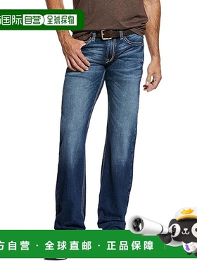 1h可退 香港直邮潮奢 ariat 男士 M7 Stackable 摇滚直筒裤(Summi