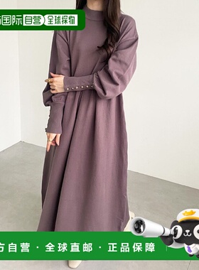 日本直邮GeeRA 修身喇叭针织连衣裙 [R04609EW13155]