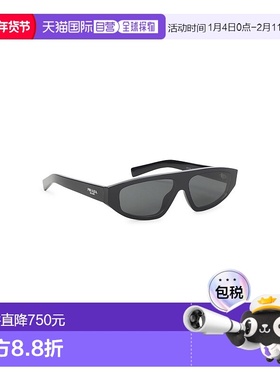 香港直邮PRADA 男士太阳镜 0PRC02S16K08Z AW2025 黑色 Milano Su