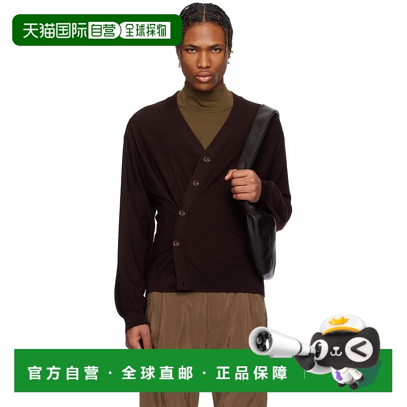 1小时内可退 香港直邮潮奢 Lemaire 男士 酒红色 Relaxed Twisted