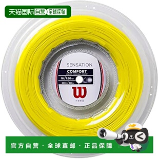 【日本直邮】威尔胜 网球线 拍线 SENSATION YELLOW 16 REEL（Sen
