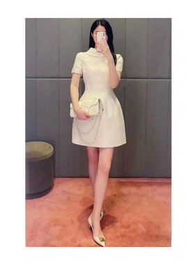 Valentino 蝴蝶结细节连衣裙 1B0VA1151CF