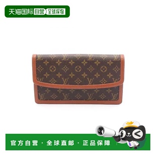 日本直邮中古LV路易威登男包B级9新Clutch 防水帆 bag手拿包涂层