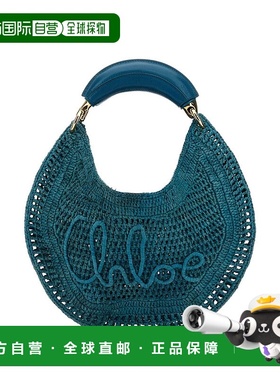 香港直邮CHLOÉ 女士手提包 25US902P0841I AW2025 蓝色 Chloe Han