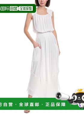 自营 Ramy Brook Baylor 长裙 - 白色 美国奥莱直发连衣裙