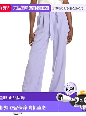 自营 BOSS Hugo BOSS Tapiana长裤-紫色 美国奥莱直发休闲裤