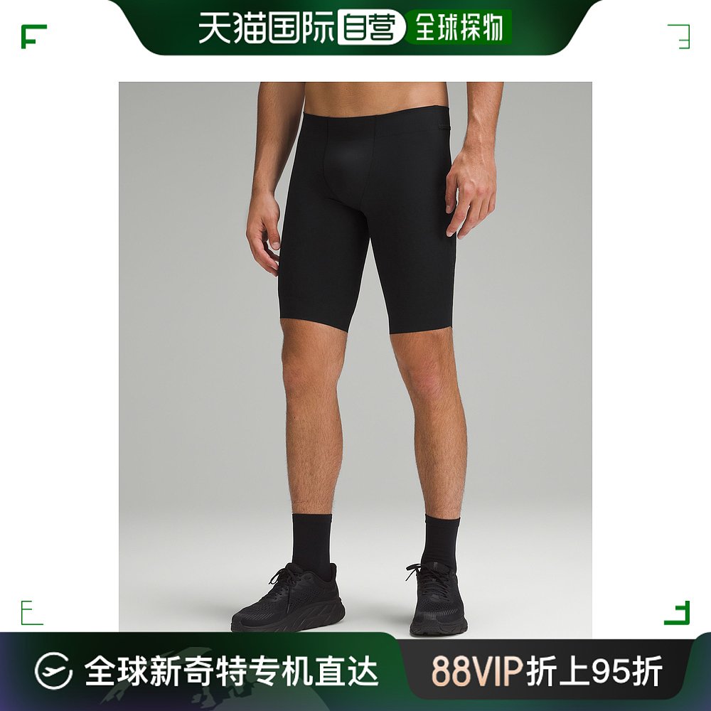 日潮跑腿Lululemon SenseKnit 跑步短裤 10 英寸 Black XSprod110 运动/瑜伽/健身/球迷用品 瑜伽中/短裤 原图主图