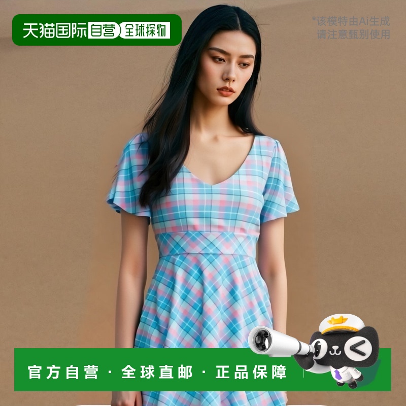 韩国直邮BARREL 女士连体泳衣5003731278 WOMEN RESORT CHECK BEAC