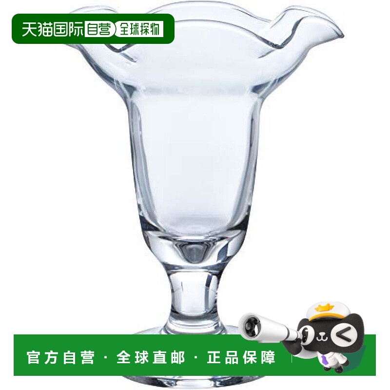 【日本直邮】东洋佐佐木 玻璃甜点杯 φ11.2×13.7cm日本制 35802