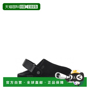 1h可退 香港直邮Ugg 女士 徽标穆勒鞋 1138252 black黑色 舒适时