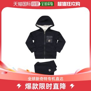 99新未使用 潮奢 Moncler 童装 盟可睐 男童口袋棉质运动服套装