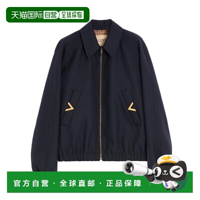 香港直邮VALENTINO 男士夹克 VCIP79AWA598 SS2026 蓝色