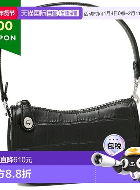 日本直邮单肩包Swinger黑色女式Coach蔻驰女包CP024LHBLK