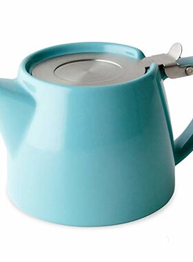 FOR LIFE芙莱馥 陶器茶壶 530ml 3杯用 蓝色 309-TRQ