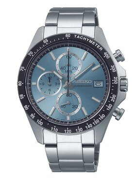 日本直邮 精工手表 Spirit 计时石英男士天蓝色 SBTR029