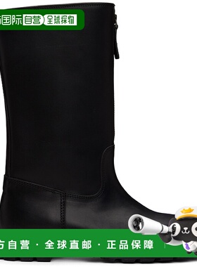 1h可退 香港直邮潮奢 Rier 女士 黑色 Tractor 中筒靴 SHO16BTS