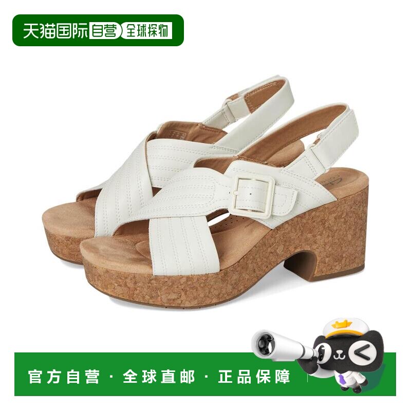 1h可退 【美国直邮】clarks 女士 时尚休闲鞋皮鞋凉鞋坡跟鞋图片