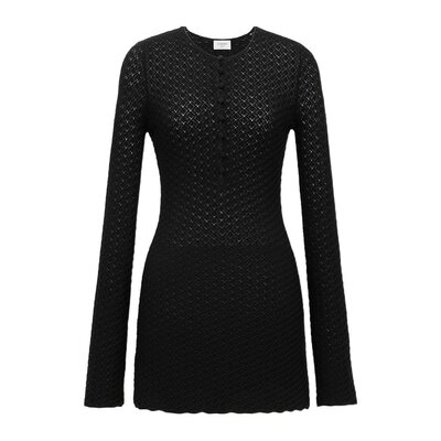 Saint Laurent 长袖连衣裙 817608Y76YE