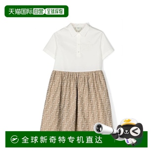 1h可退 JFB664ALO6F1F4G 女童連衣裙 歐洲直郵FENDI芬迪