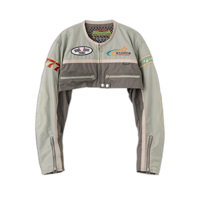 韩国直邮SCULPTOR美式复古街头辣妹潮牌新款夹克SC22A122CH