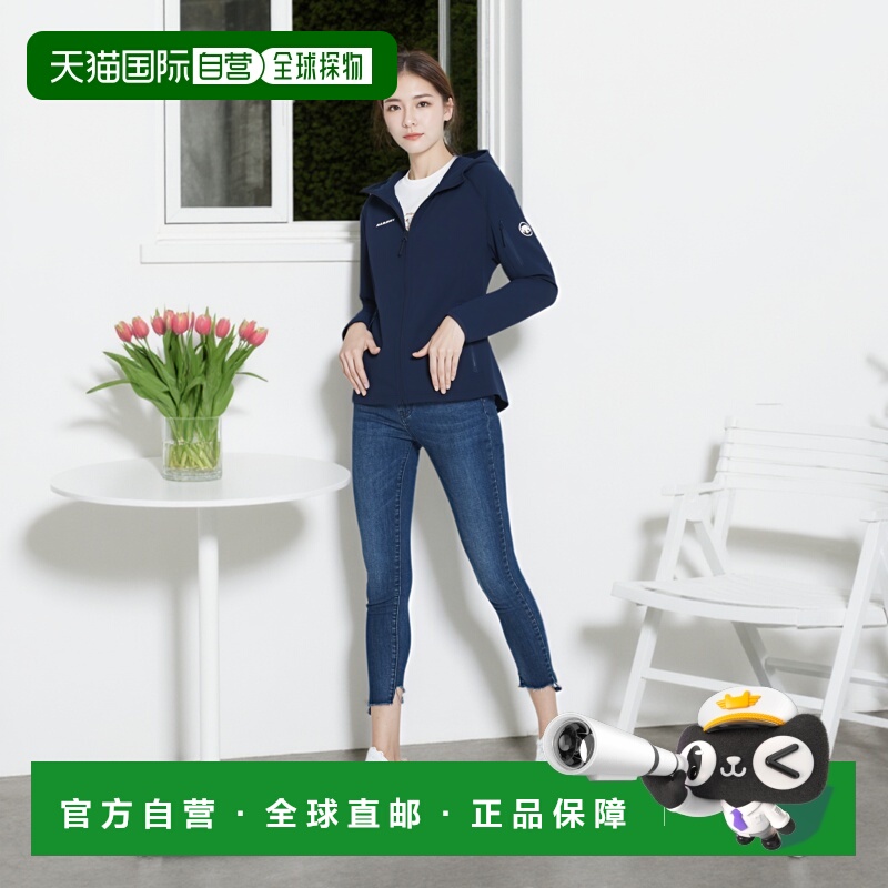 欧洲直邮mammut 女士 夹克衫猛犸象户外软壳冲锋衣外套