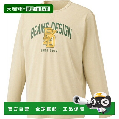 日本直邮ZETT（男士）棒球服饰 BEAMS DESIGN 长袖T恤 BOT77206-3