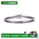 geneviveSterling Plated Silver 自营 White Gold with Colored