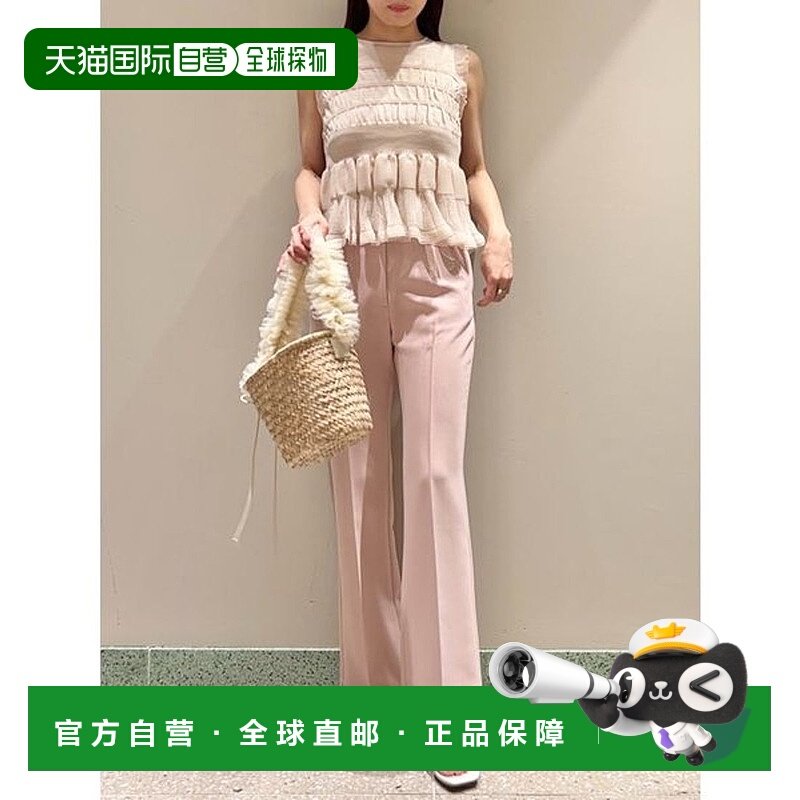 日本直邮SNIDEL 美脚弹力长裤 [SN1728EW34459]裤子