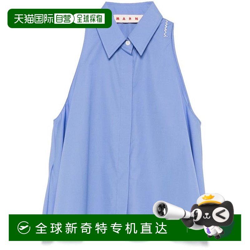 韩国直邮MARNI25SS短袖T恤女CAMA0612S0UTC223 00B26 AZZURRO