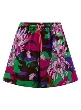 Moncler 盟可睐 女士 花卉印花抽绳短裤 I10932B00014596S1