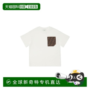 T恤 1h可退 欧洲直邮fendi 少男 上装