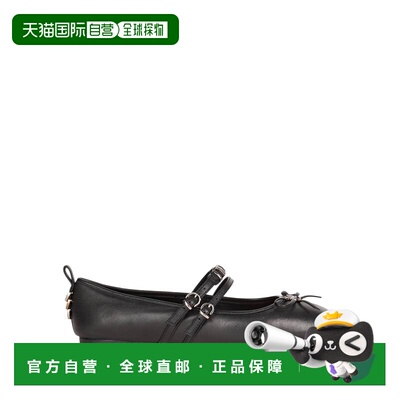 1h可退 香港直邮Pinko 品高 女士 芭蕾舞鞋 black黑色 舒适时尚