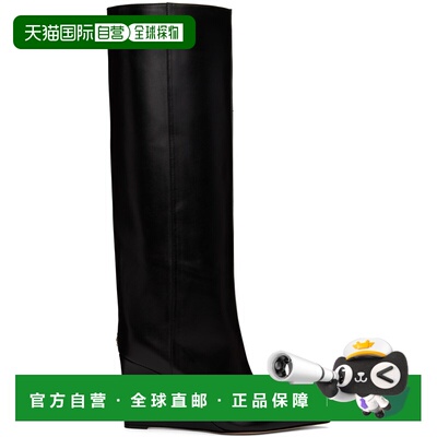 1h可退 香港直邮Jimmy Choo 周仰杰 女士 黑色 Blake 110 高筒靴