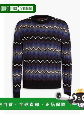 1h可退 香港直邮潮奢 MISSONI 米索尼 男士 圆领毛衣 US24WN0RBK0