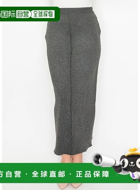 自营yal new york灰色长针织裙-灰色 美国奥莱直发