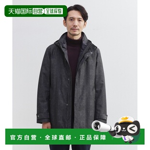 1h可退 日本直邮TAKEO KIKUCHI 菊池武夫 男装 3WAY格纹羽绒内胆