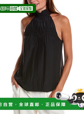 自营Ramy Brook Tim 上衣 - 黑色 美国奥莱直发性感