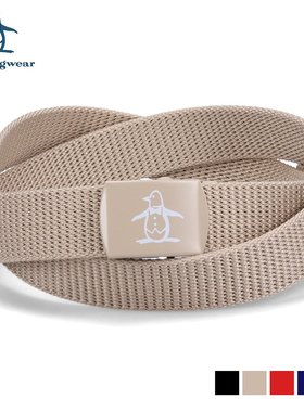 日本直邮Munsingwear 腰带男士腰带米色 红色绿色MU-2030223