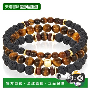 自营 Crucible Los Angeles 3 件装虎眼石、熔岩、木材和金色赤铁