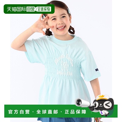 1h可退 日本直邮SHIPS RUSSELL ATHLETIC 儿童款印花短袖T恤 5123